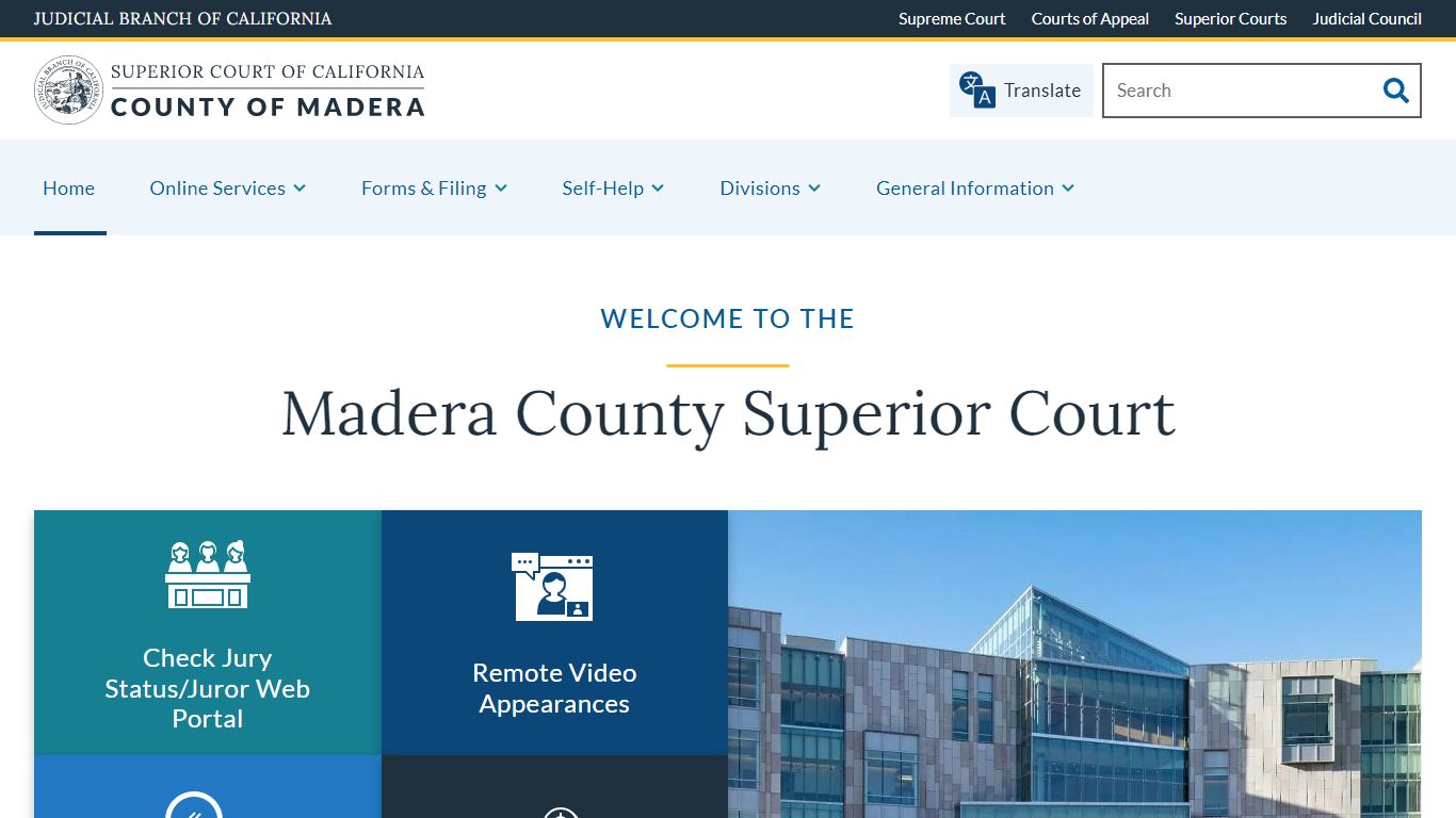 Home | Superior Court of California | County of Madera