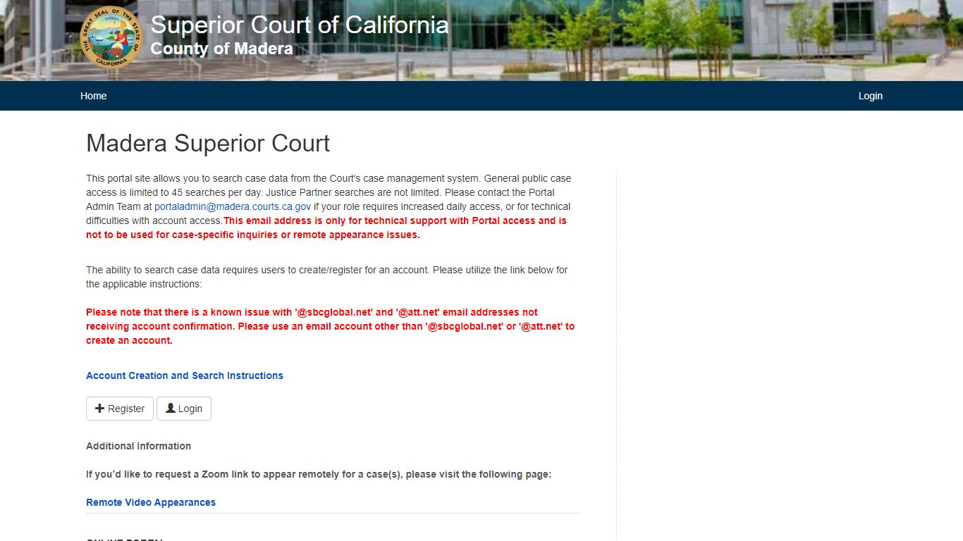 Madera Superior Court | e-Delivery Project